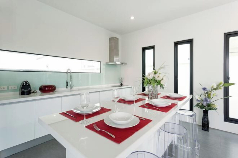 Private kitchen, Large Boutique Villa with Big Pool Three Bedrooms Villa, Phuket Island