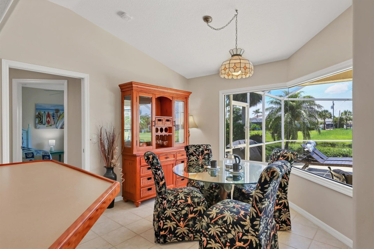 Dining 5, Rotonda West Private Pool Vacation Home On Canal 3 Bedroom Home, Charlotte
