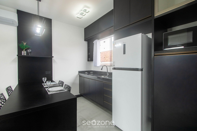 Private kitchen, Apt 1 Bedroom 220 m From the Beach Cdk0011, Porto Seguro