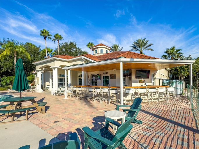 Outdoor dining, Emerald Island Resort 4 Bedroom Private Pool Home 4 Home, Osceola