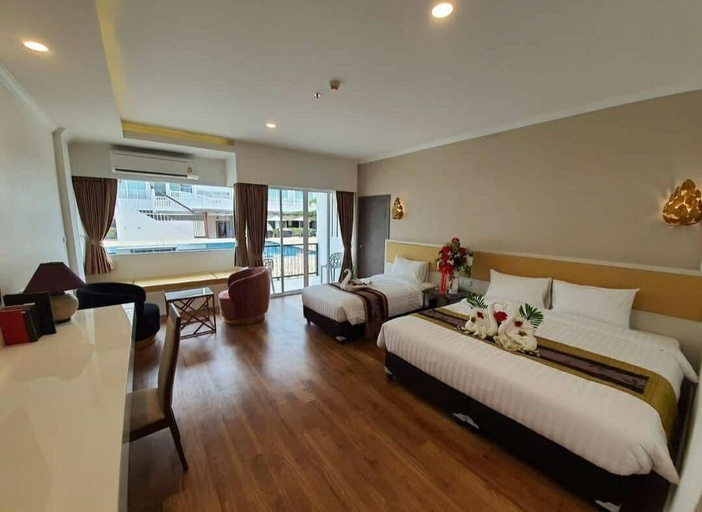 Bedroom 3, Swan Lake Hotel Sattahip, Sattahip