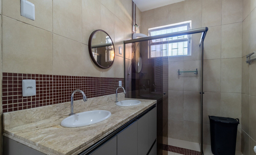 Bathroom 2, Estúdio Modernos em Condomínio com Piscina em Floripa - ASK, Florianopolis