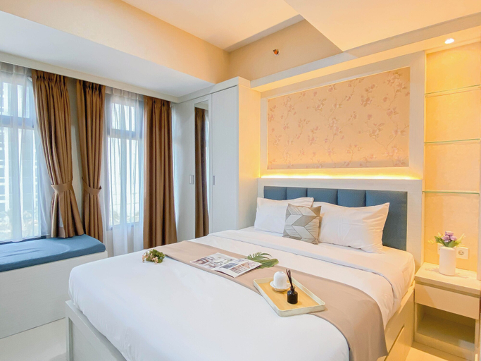 Room 3, Cream Toned And Compact Studio Apartment Pollux Chadstone, Cikarang