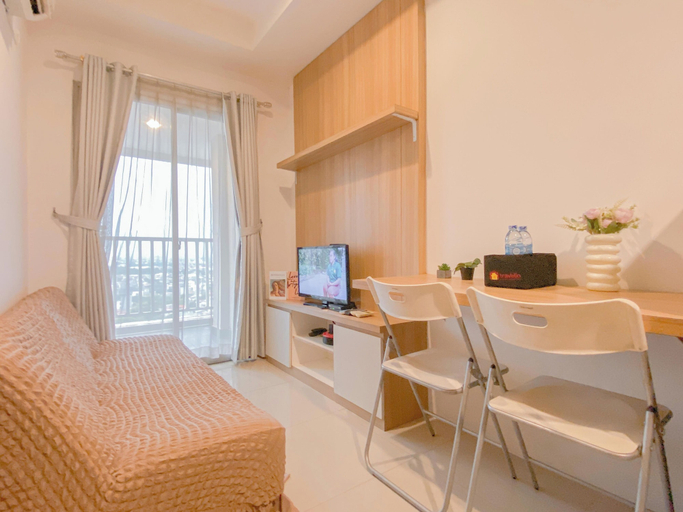 Living area 3, Comfortable 1Br At Belmont Residence Puri Apartment, West Jakarta