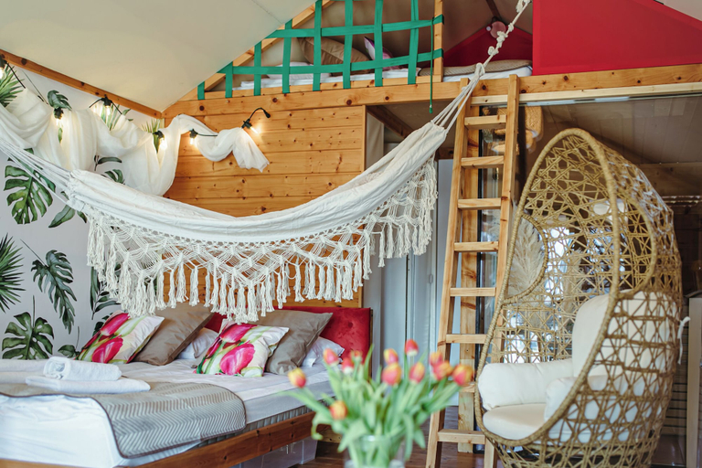 Living area 4, Herbals Glamping domki na drzewie Mielno, Koszalin