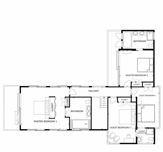 Floor plan 3, Villa Roxo, Takua Thung