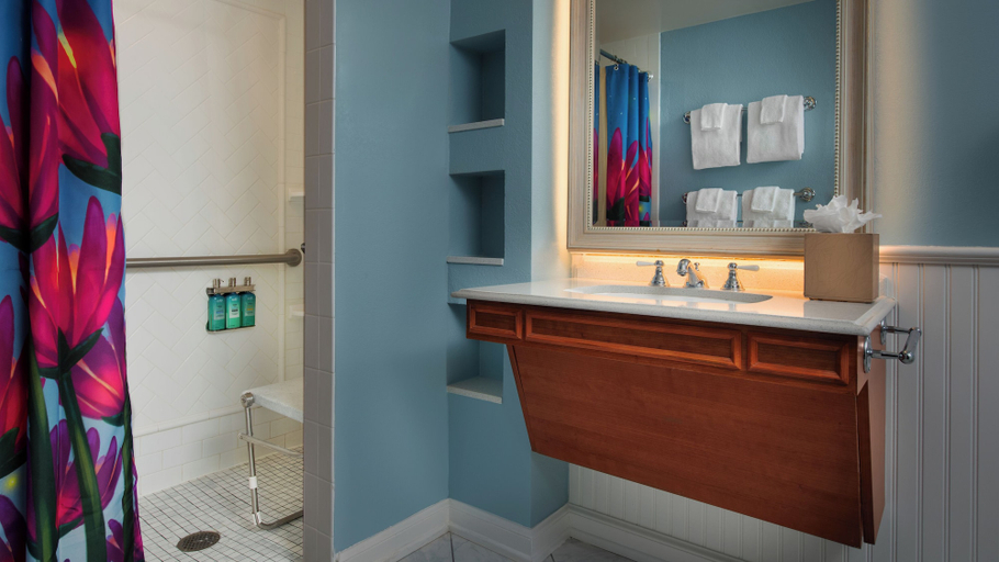 Bathroom 5, Disney's Port Orleans Resort - Riverside, Orange