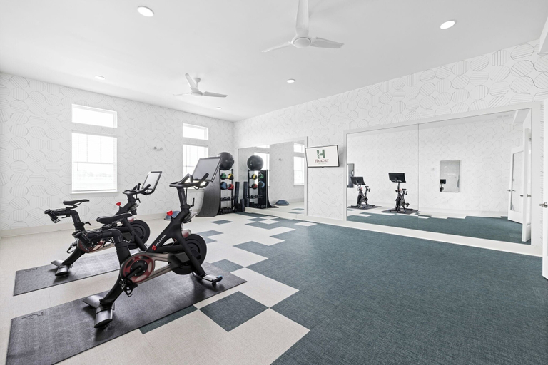 Fitness studio, Landing Apartments - Lebanon, IN, Boone