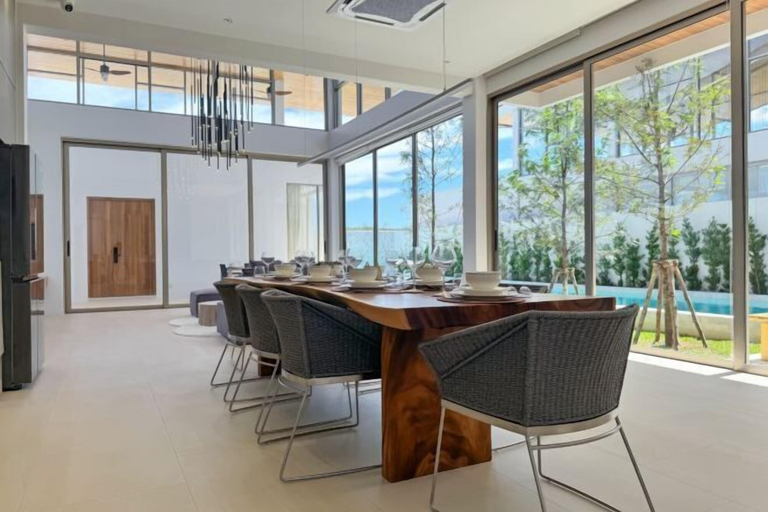 Restaurant, Trinity Villa 5 Bedroom & 20 Meter Pool Luxury Villa near Bangtao Beach, Phuket Island