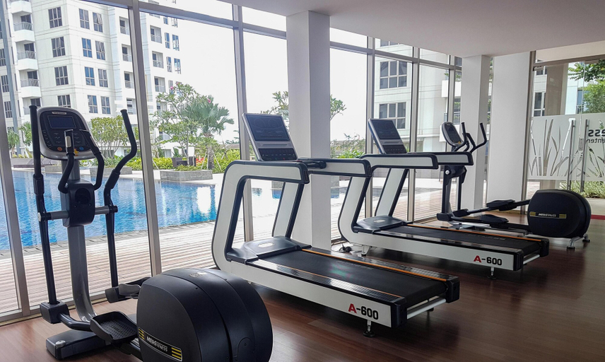 Fitness facility, 1Br Near Summarecon Mall At M-Town Signature Apartment, Tangerang