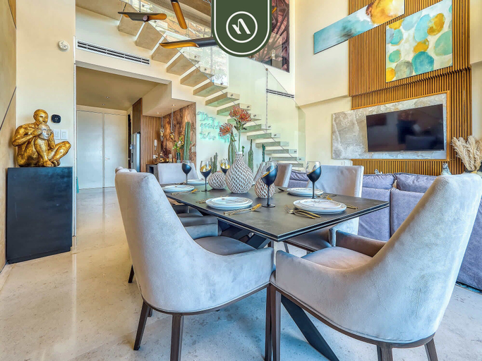 Dining 2, Two Story 2 BR Penthouse - Pool - Ocean View, Puerto Vallarta