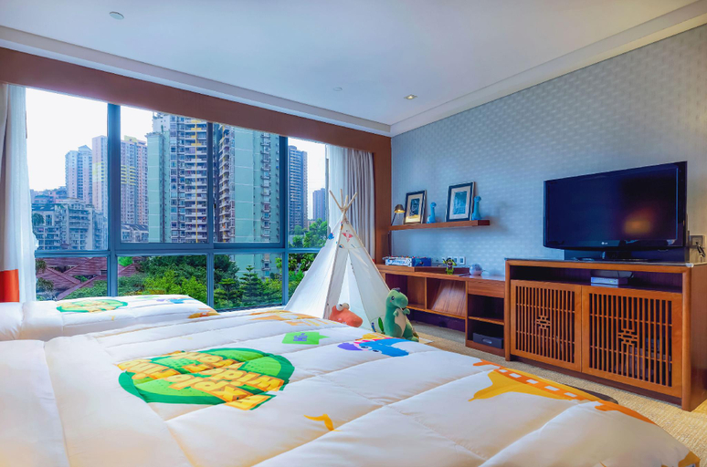 Bedroom 4, Palace Hotels (Chongqing Nanbin Road Holy Land Hot Spring Branch), Chongqing