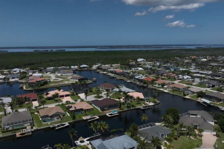 Aerial view, Villa Pearl, Lee