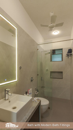 Bathroom, Lilly Valley Villa by 29Bungalow, Pune