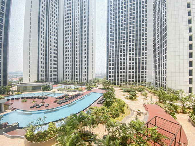 Exterior 4, Cream Toned And Compact Studio Apartment Pollux Chadstone, Cikarang