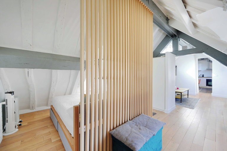 Room 2, Bright 4P Studio in the Heart of Paris: Marais/rivoli, Paris