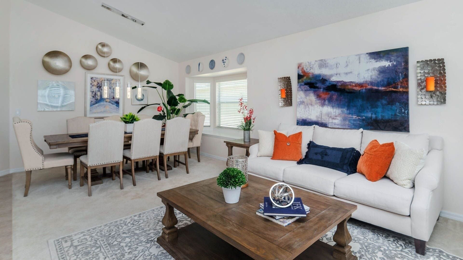 Living area 5, Emerald Island Resort 4 Bedroom Private Pool Home 4 Home, Osceola