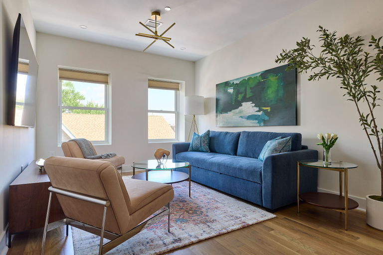 Room 3, Bright 3BR Loft Hoboken Gem, Hudson