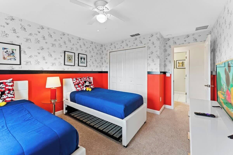 Bedroom 2, Mickeys Magical Home 4BR With Private Pool, Osceola