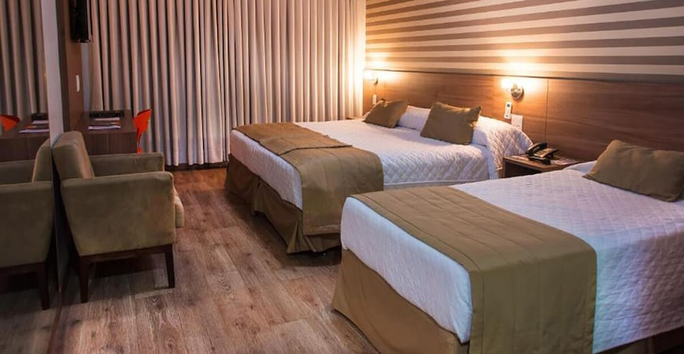 Bedroom 2, Hotel Continental Business, Porto Alegre