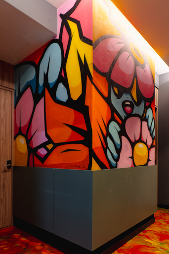Public Area 4, Street Art Hotel Roma, Mexico City