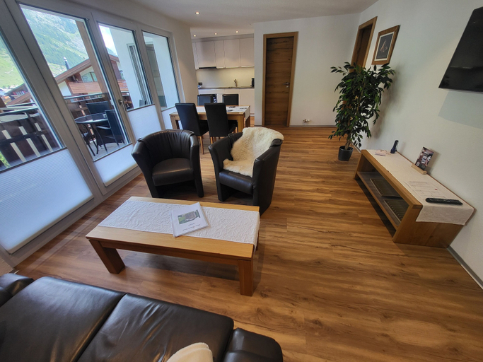 Living area 5, Jolimont Apartments, Visp