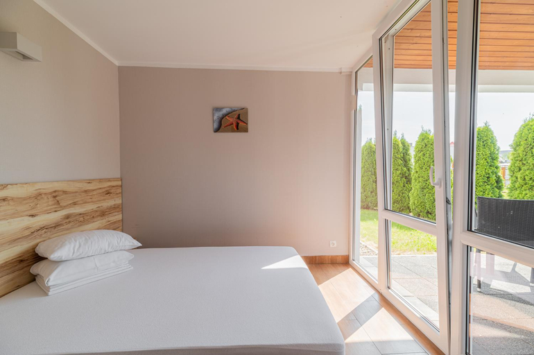 Bedroom, Holiday homes with pool, close to the beach, Kołobrzeg
