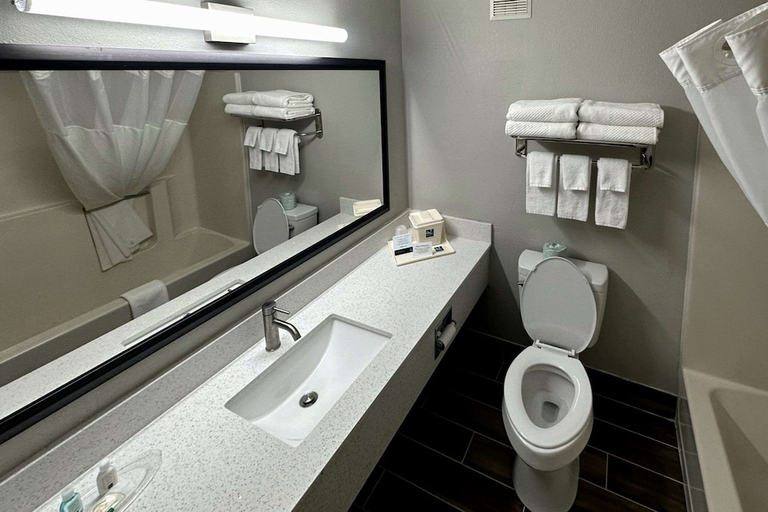 Bathroom 3, Quality Suites Near West Acres, Cass