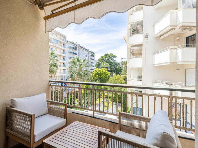 Balcony/terrace 3, Elegant apartment - AC-4P - Cannes, Alpes-Maritimes