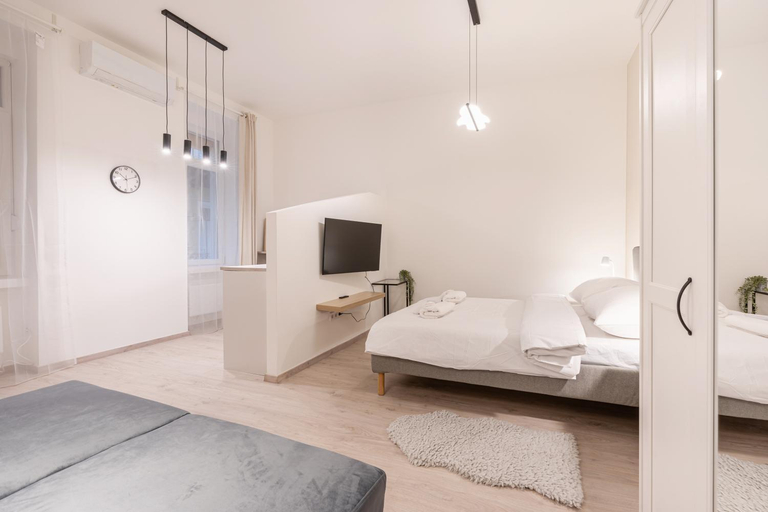Bedroom 2, KL31 - Urban Escape - Prime Location - Klauzal Square by BQA, Budapesti