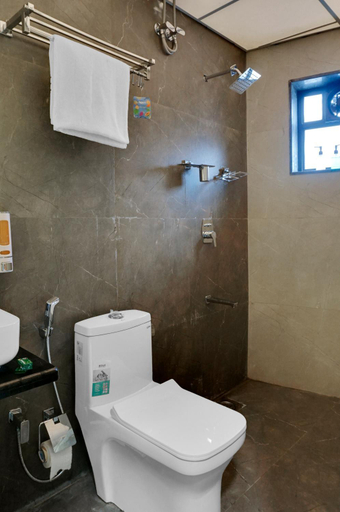 Bathroom 2, Hotel Sayba Executive, Pune