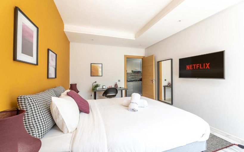 Bedroom 3, StayHere Rabat - Agdal Quiet Living, Rabat