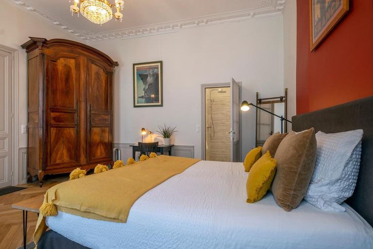 Bedroom 2, Escale Rochelaise, chambre avec access spa et sauna, Charente-Maritime