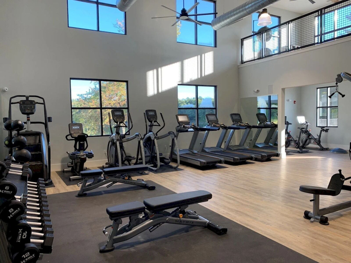 Fitness facility, Landing Apartments West Windsor, Hartford