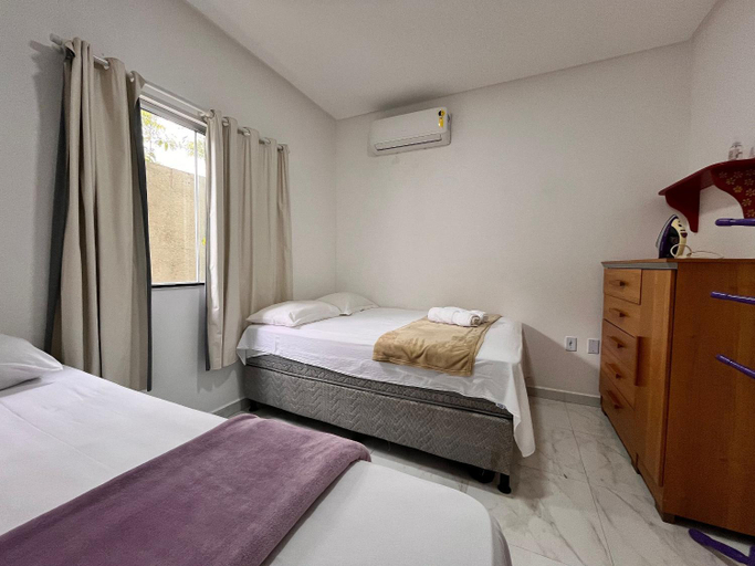 Bedroom 3, 500m da Praia de Taperapuan | Piscina | Ar | Wi-Fi, Porto Seguro