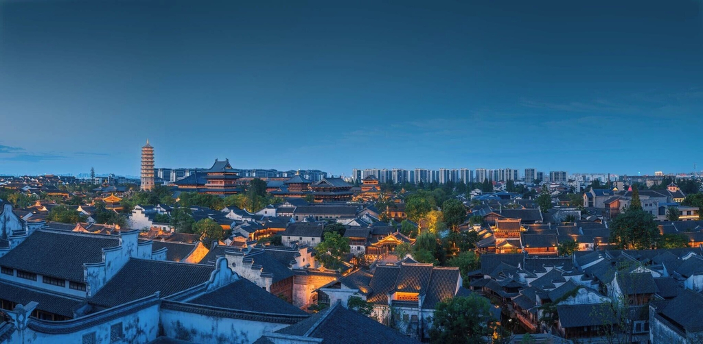 View from property 4, Pujin Hotel, Jiaxing