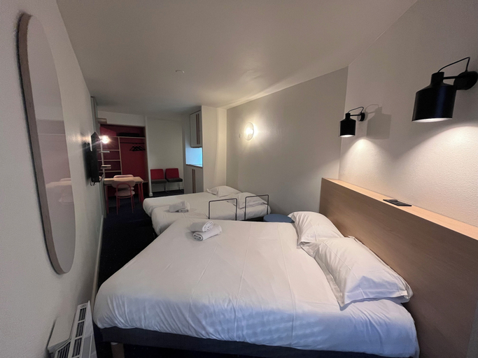 Bedroom 3, The Originals Résidence, Appart’Hôtel les Lauréades, Clermont-Ferrand, Puy-de-Dôme