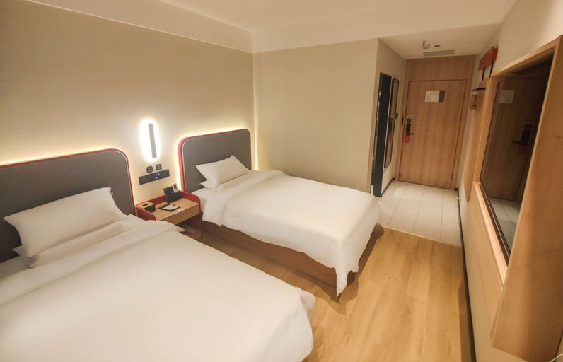 Bedroom 2, サンキューホテル（金昌鉄道駅）(Shankee Hotel (Jinchang Railway Station)), Jinchang