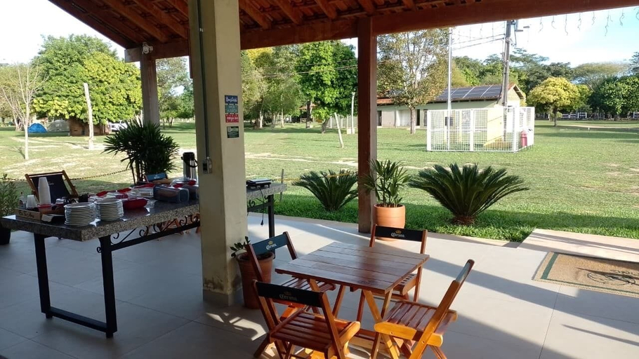 Breakfast area, Camping Rio Formoso LTDA, Bonito