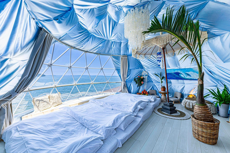 Bedroom 2, ITOSHIMA SDGs Village Chikyu MIRAI -海の大パノラマ-全室オーシャンビューのドームテント, Nijō