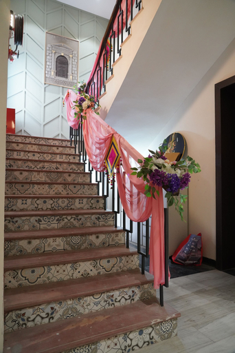 Staircase, Prince Diamond Boutique Hotel, Varanasi