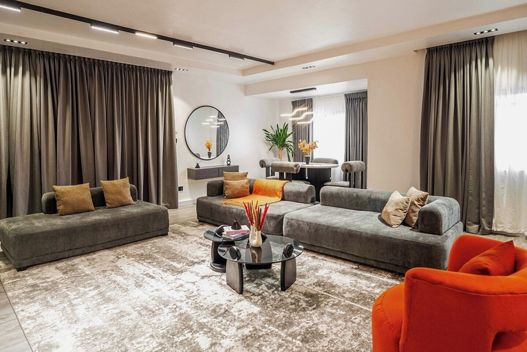 Living area 3, Jam Manor Suites and Apartment, Bwari