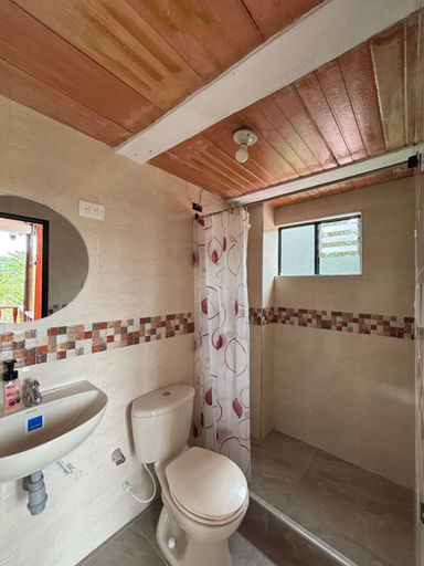 Bathroom, Cabana Campestre - Ciudad Memoria, Sogamoso