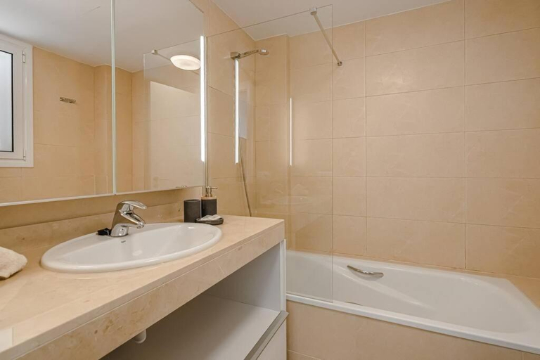 Bathroom, Ocean View Apartment with AC, Pool, Playa Arena PA05, Santa Cruz de Tenerife
