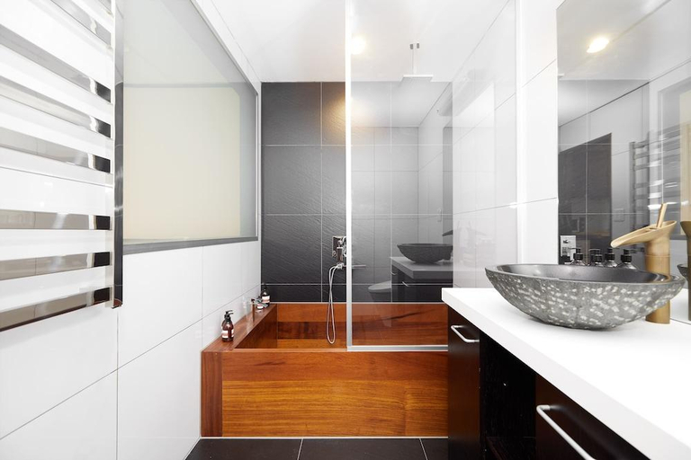 Bathroom, The Address Akakura, Myōkō