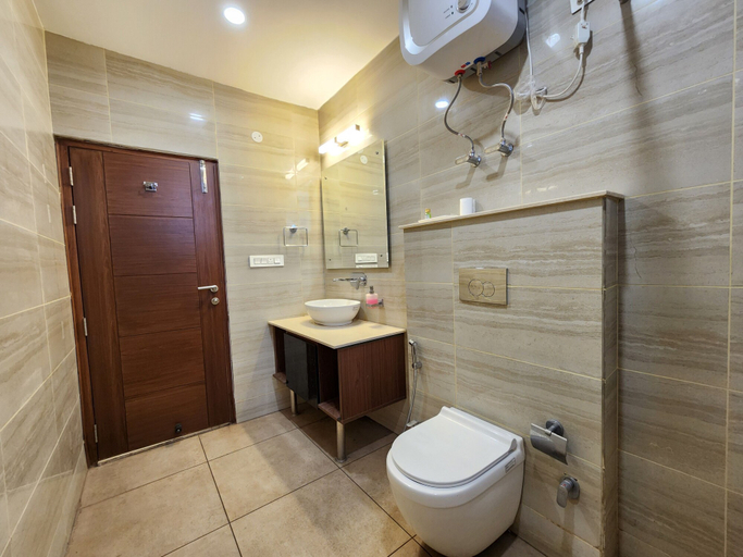 Bathroom 3, Red Bishop Tourist Complex, Panchkula