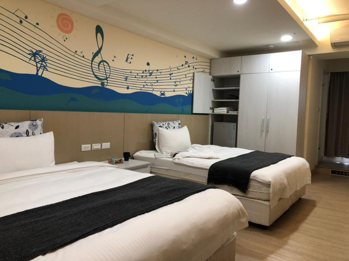 Bedroom 4, Formosa Boulevard Music City INN, Kaohsiung