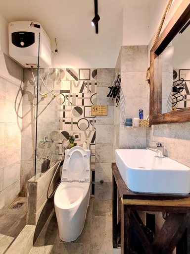 Bathroom 5, Ngo Homestay, Đà Lạt