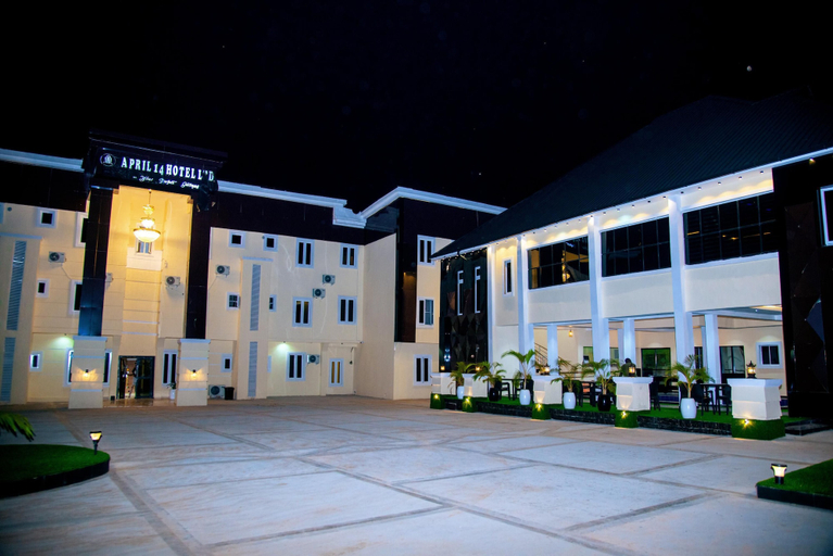 Front of property, April 14 Hotel LTD, AwkaNort
