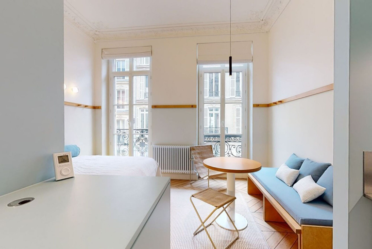 Room 5, Altido Delightful 1bed Studio w Shared Co-working Space, Paris
